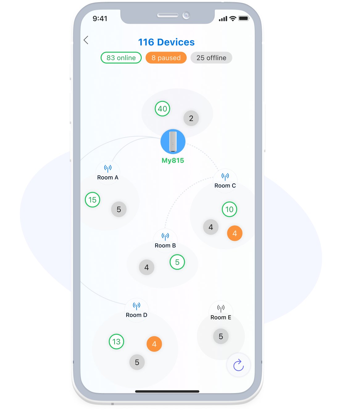 <b>Topology</b><br>A map better helps her to check out wether her kids at home and what they might be possibly doing.